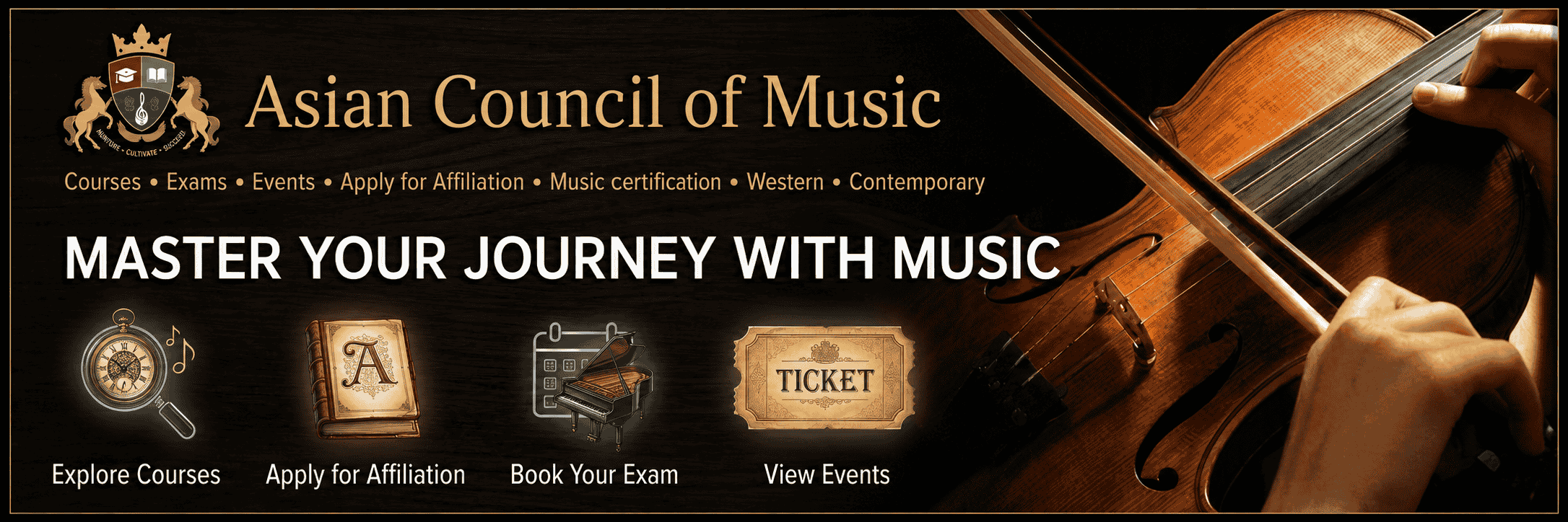Professional Music Education & Training Website
