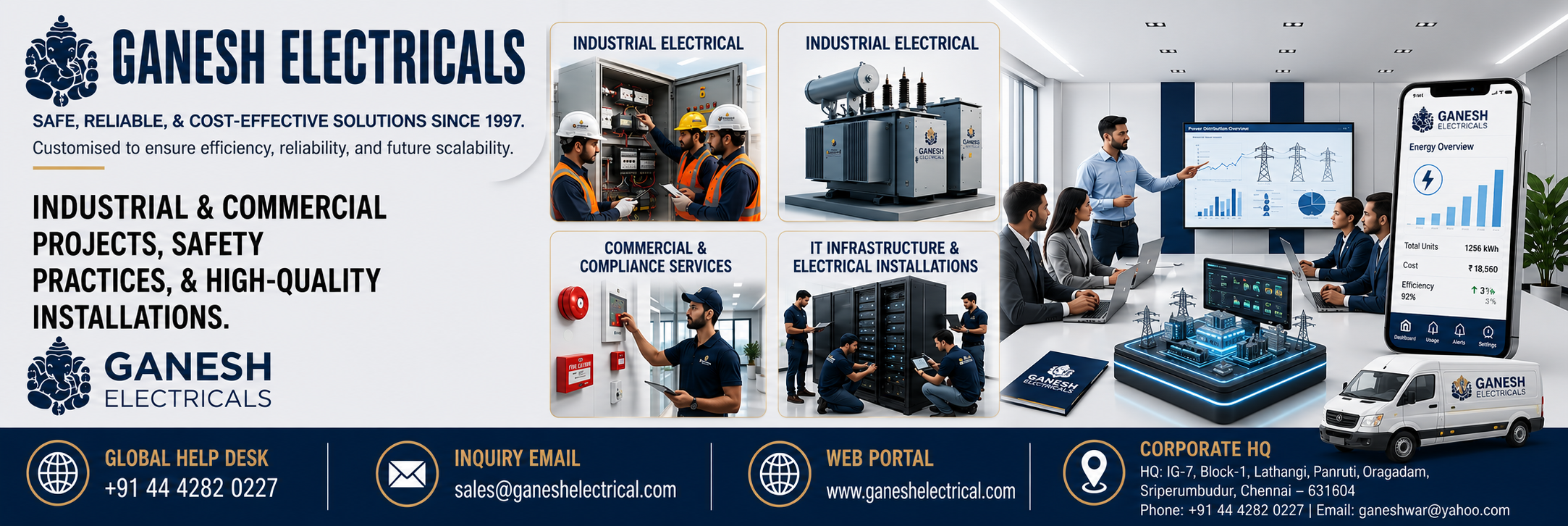 ESA Grade Electrical Contractor Website