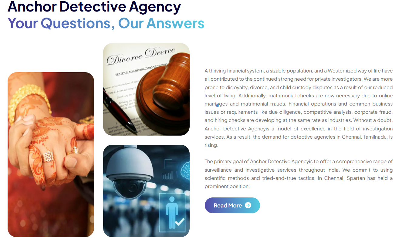 Security Agency Web Design Company, Cyber Security Website Design — screenshot 2
