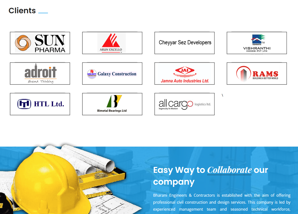 Civil Engineering, Infrastructure & Construction Services Website Development — screenshot 4