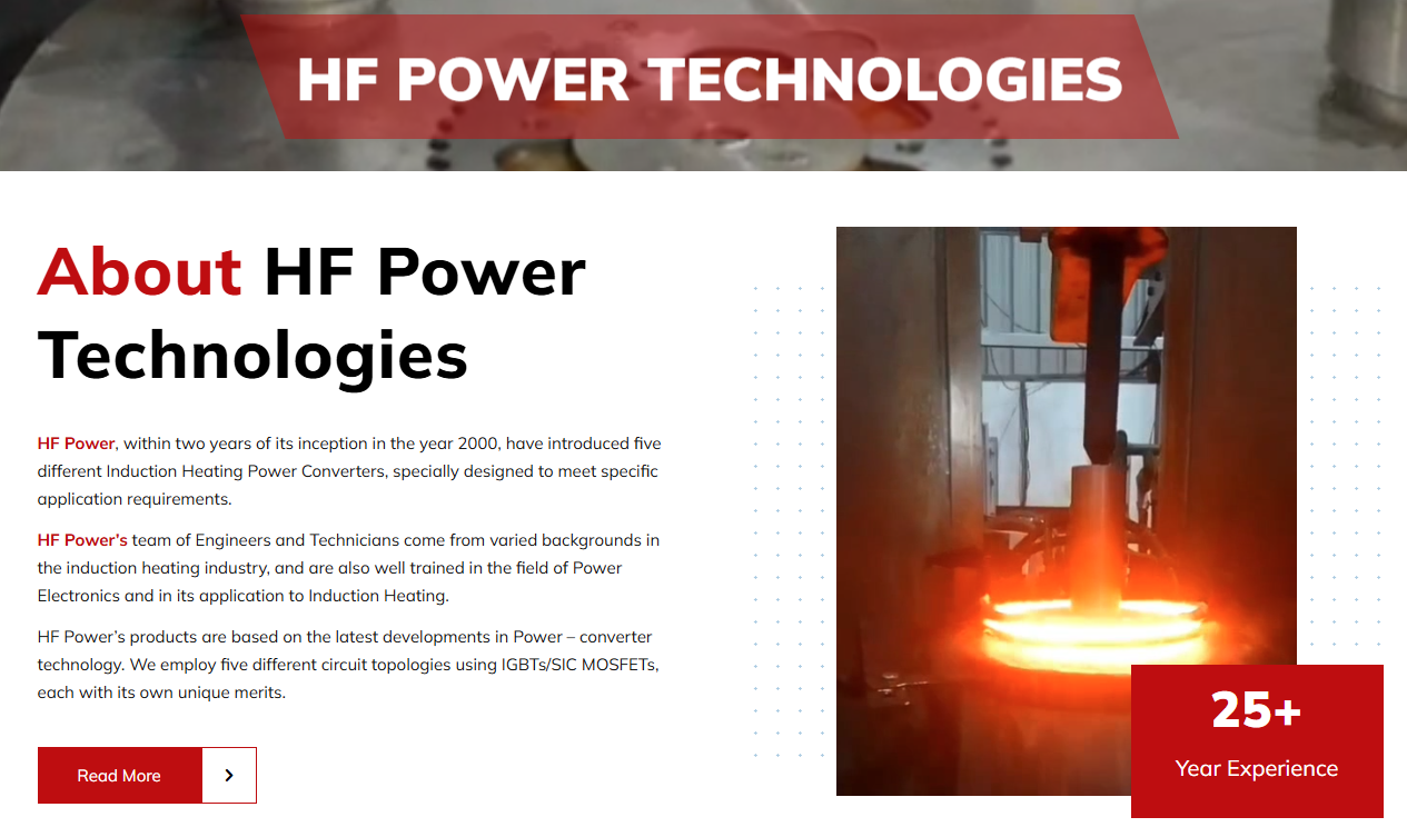 HF Power Tech – Power Solutions Website & Digital Branding — screenshot 1