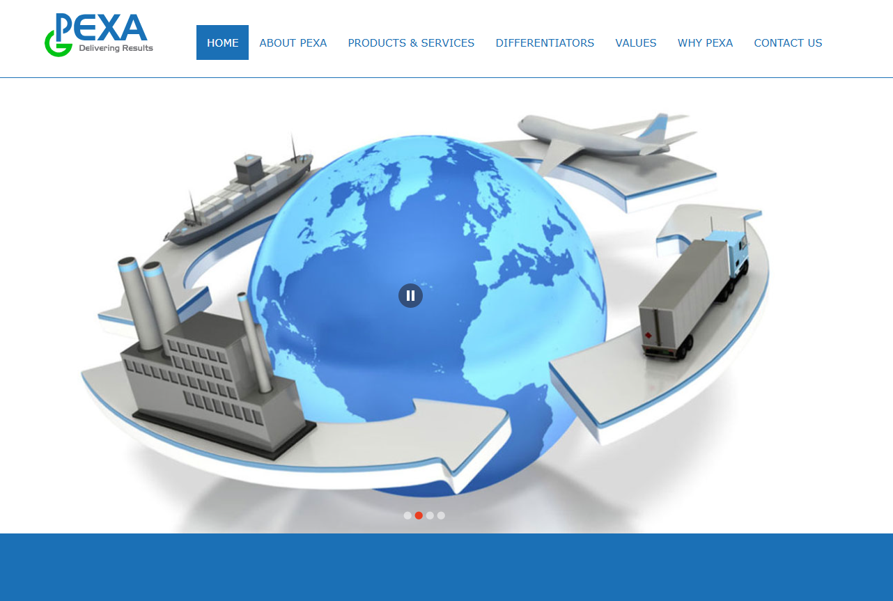 Supply Chain Management Website Development — screenshot 1