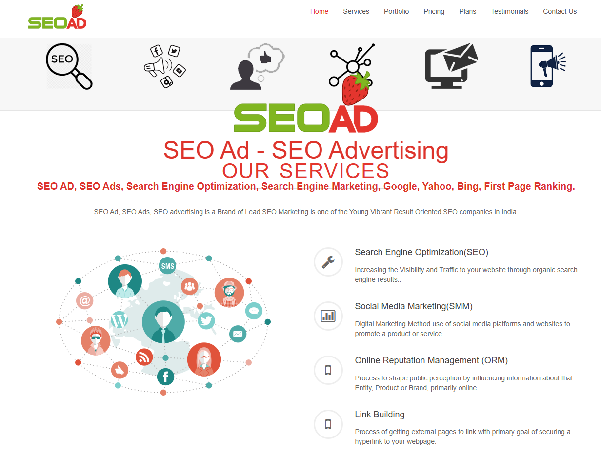 SEO & Digital Marketing Website Development — screenshot 1