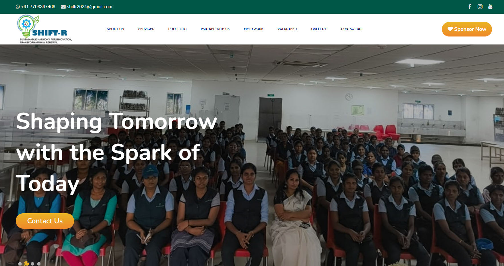 NGO & Social Impact Website Development — screenshot 1