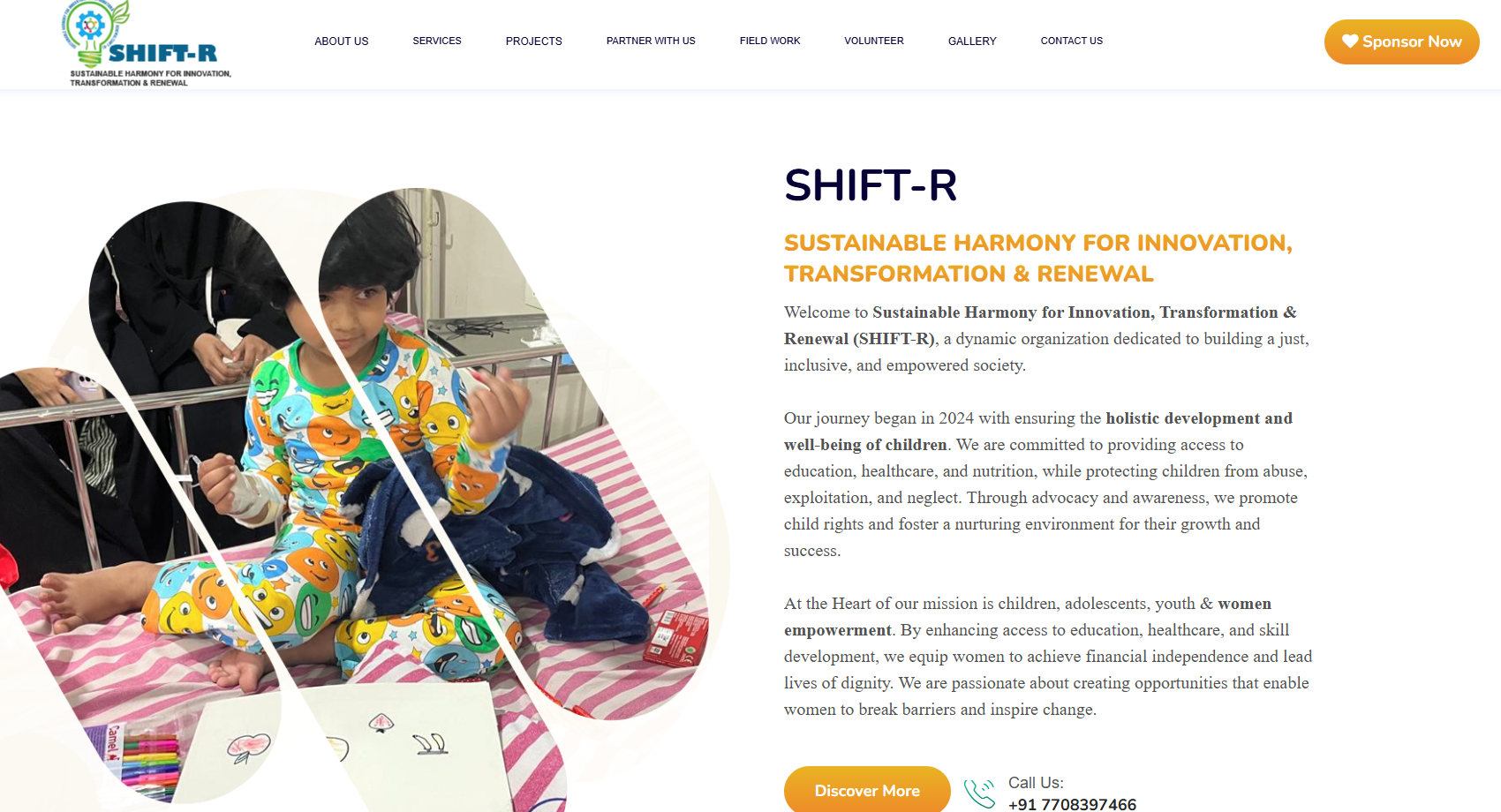 NGO & Social Impact Website Development — screenshot 2
