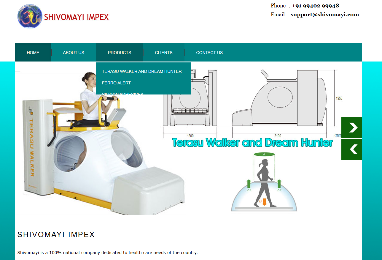 Healthcare Products Website DevelopmentHealthcare Products Website Development — screenshot 1