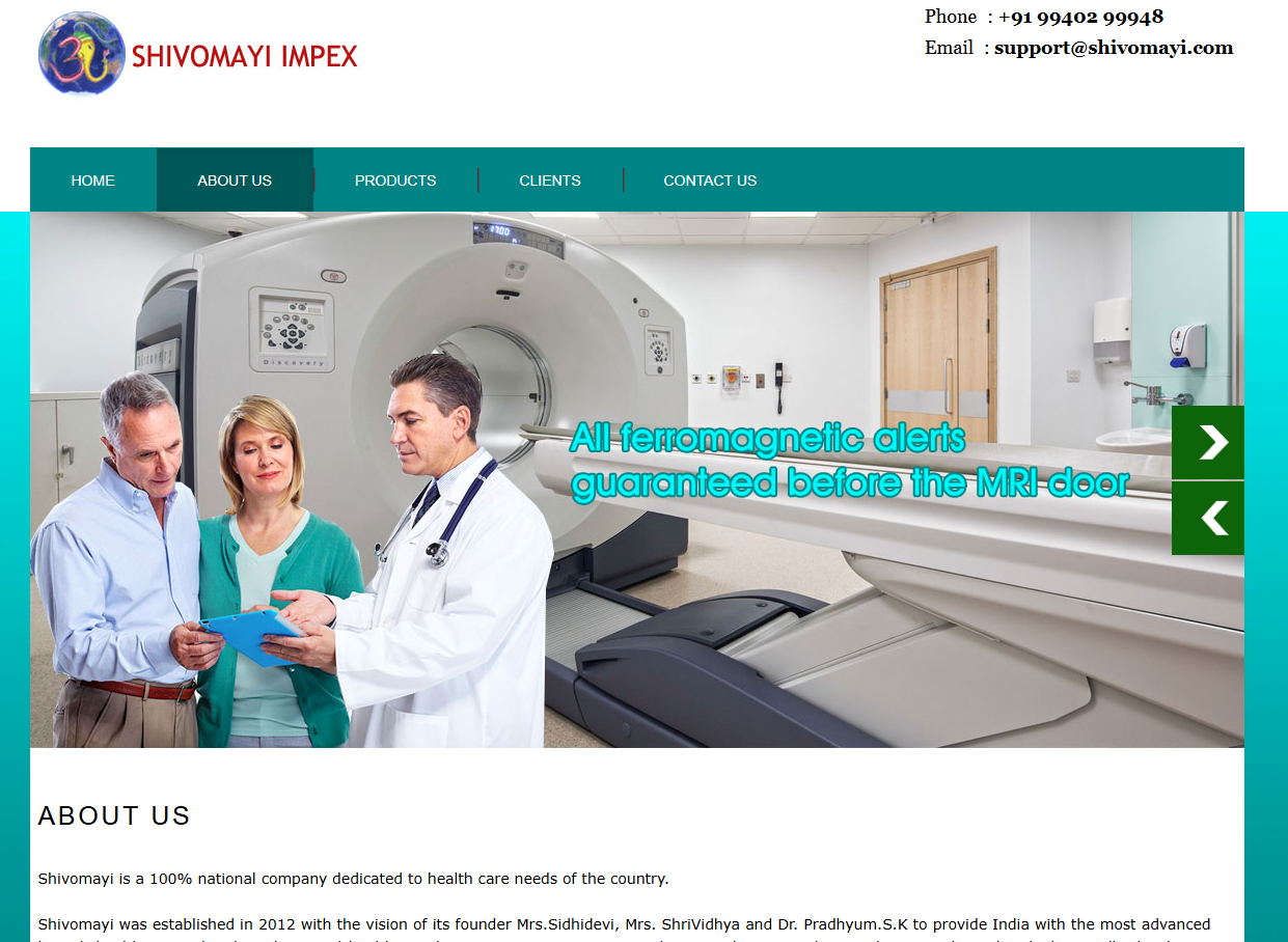 Healthcare Products Website DevelopmentHealthcare Products Website Development — screenshot 2