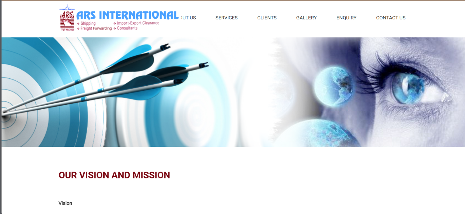 Corporate Logistics & Freight Forwarding Website — screenshot 3
