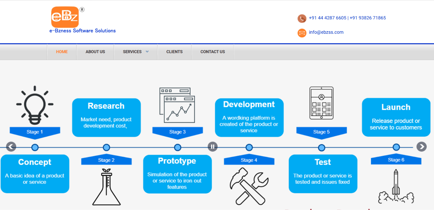 Software Consulting & IT Solutions Website — screenshot 1