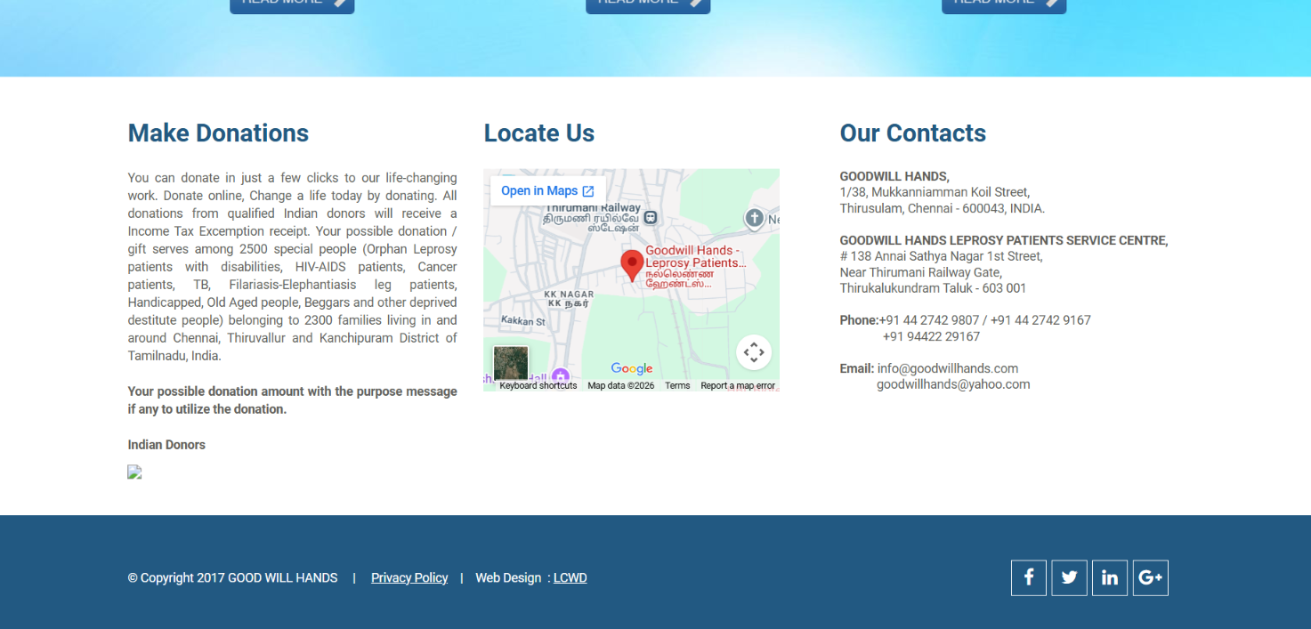 NGO & Charitable Organization Website Development — screenshot 3