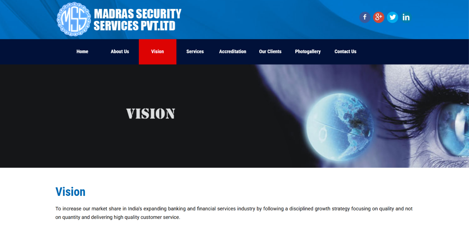Comprehensive SEO & Digital Growth Strategy for Madras Security Services — screenshot 2