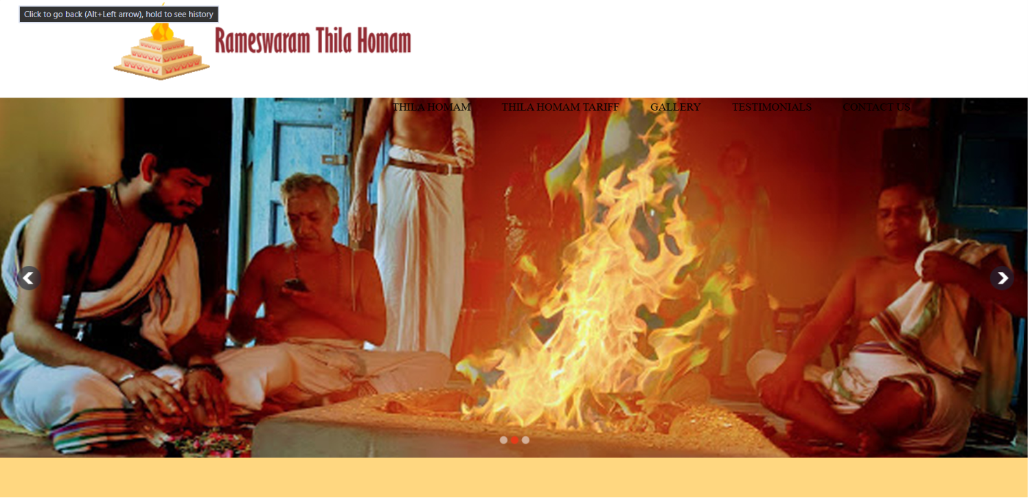 Spiritual Services Platform & Vedic Ritual Booking Website — screenshot 1