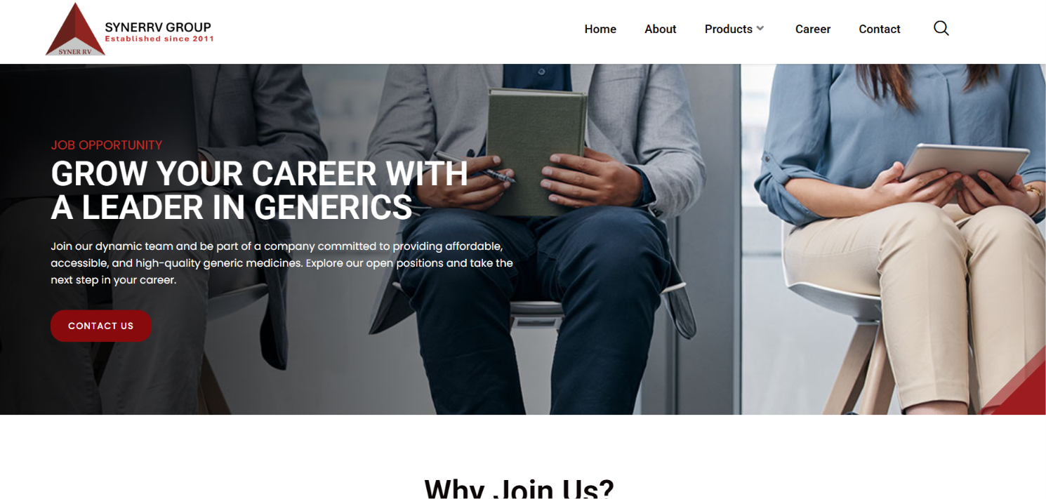 Pharmaceutical Company Website Development — screenshot 3