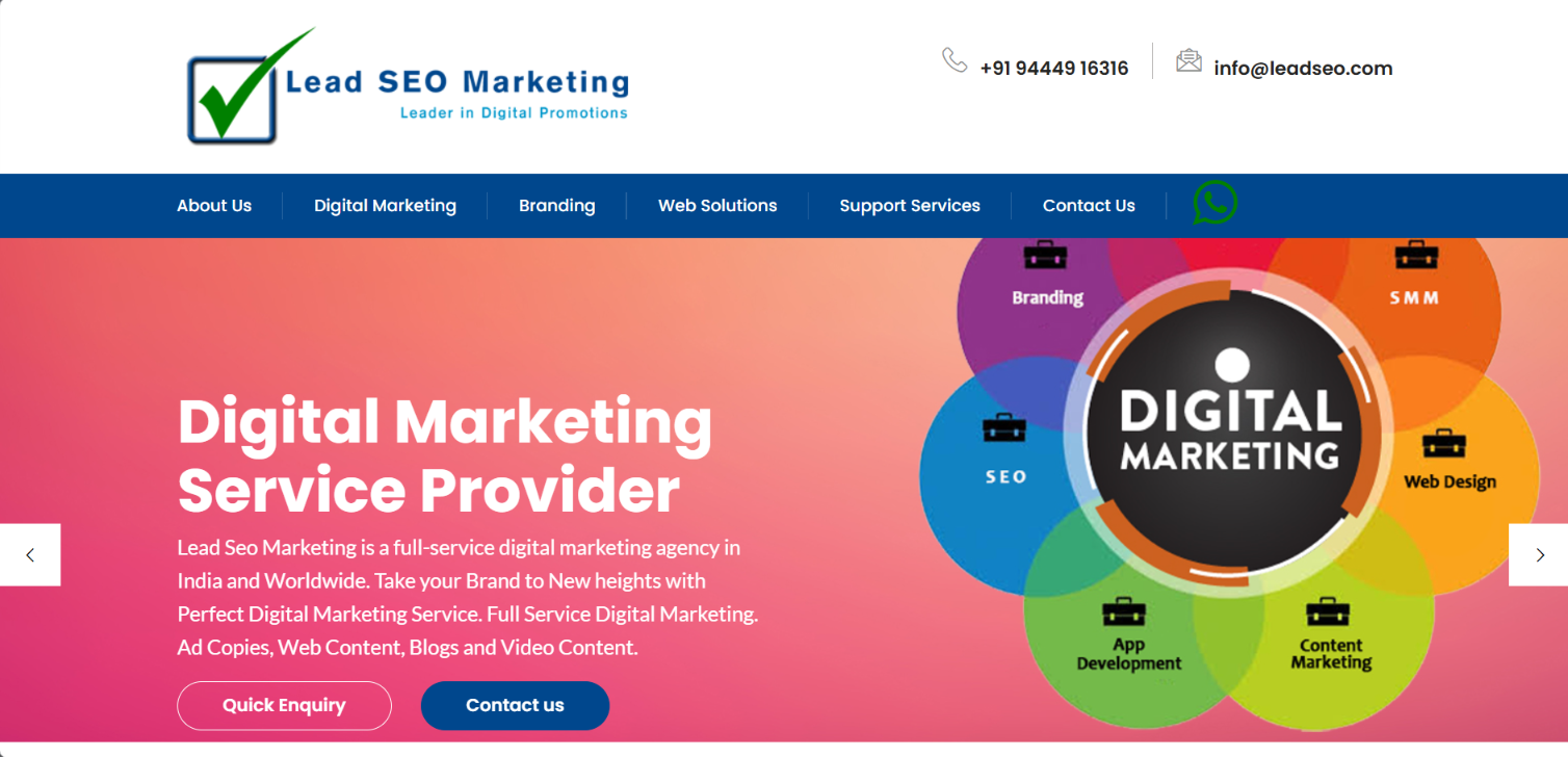 Digital Marketing Agency Website Development — screenshot 1