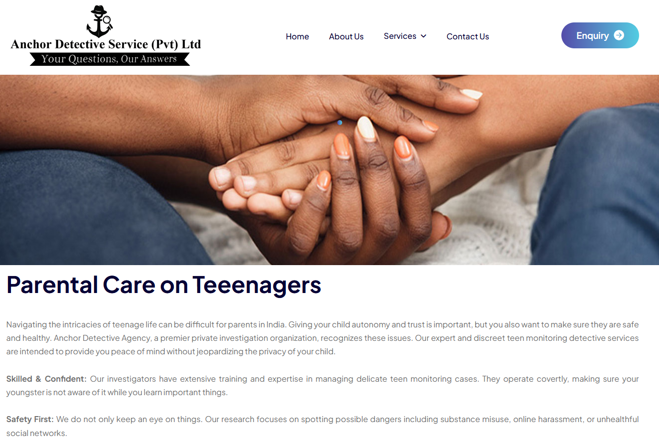 Security Agency Web Design Company, Cyber Security Website Design — screenshot 3