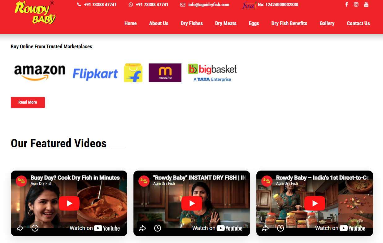 Boost your agriculture food business with professional web solutions — screenshot 3