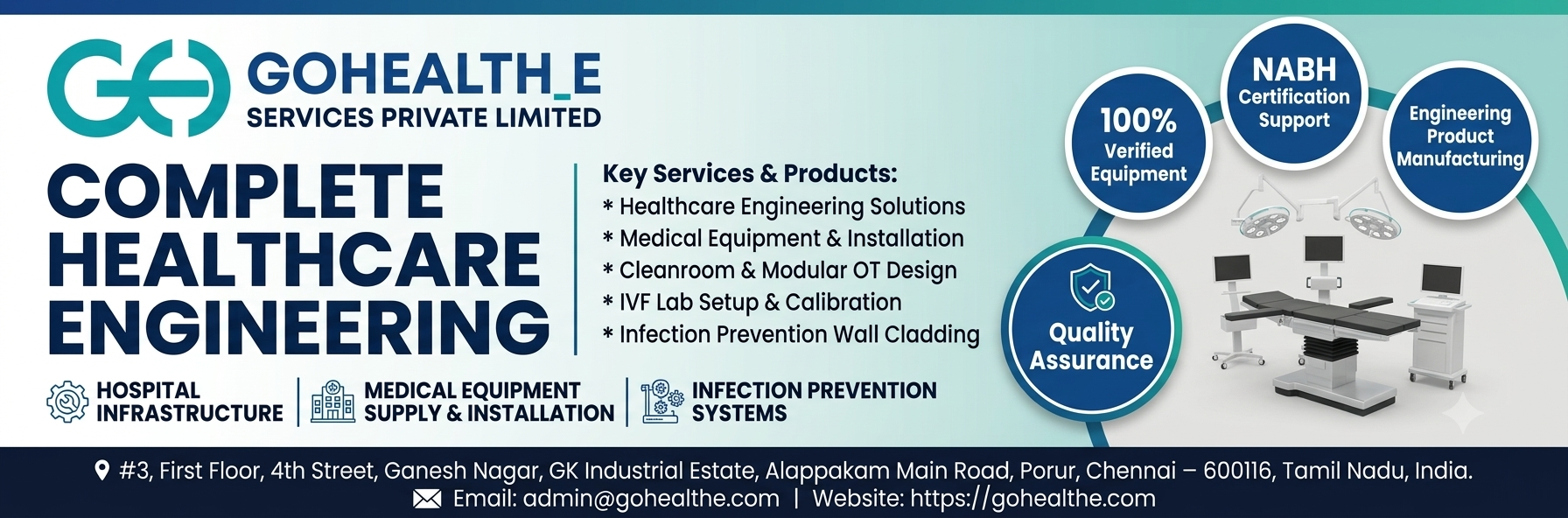 Healthcare Infrastructure Website Development