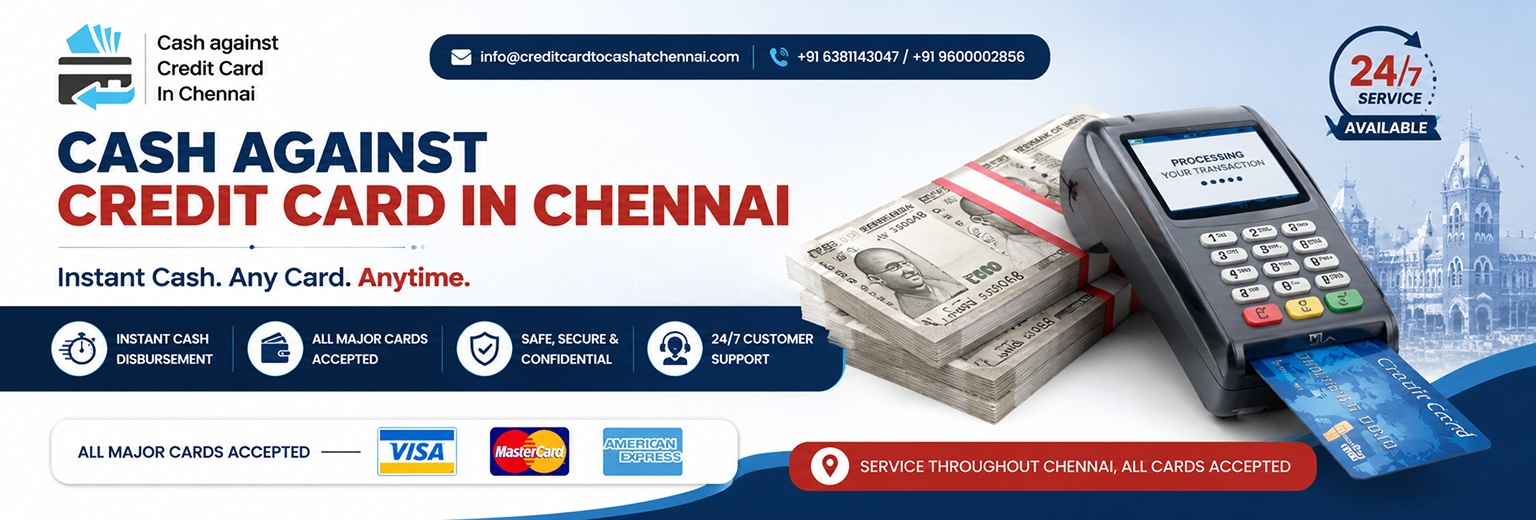 Credit Card To Cash Chennai – Financial Services Website Design & Digital Branding